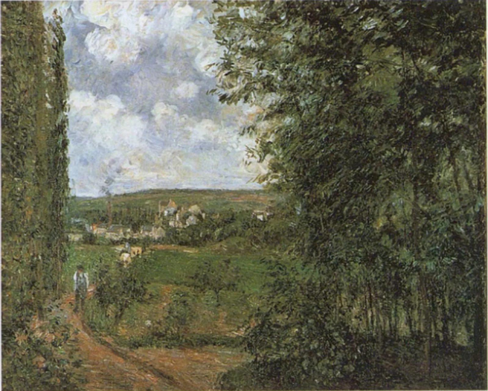 View from the Gratte-Coqs Hill, Pontoise