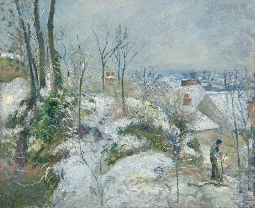 Rabbit Warren at Pontoise, Snow
