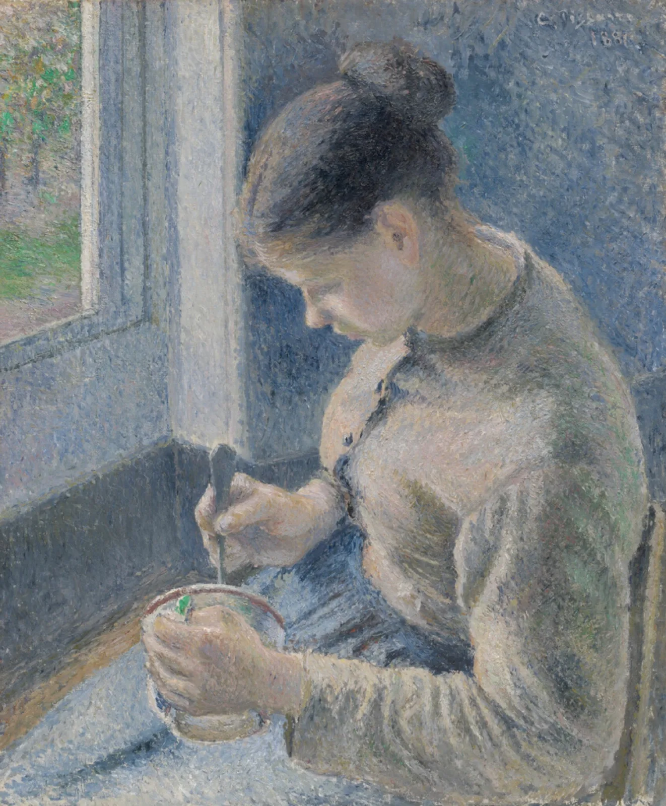 Young Peasant Having Her Coffee (No. 2)