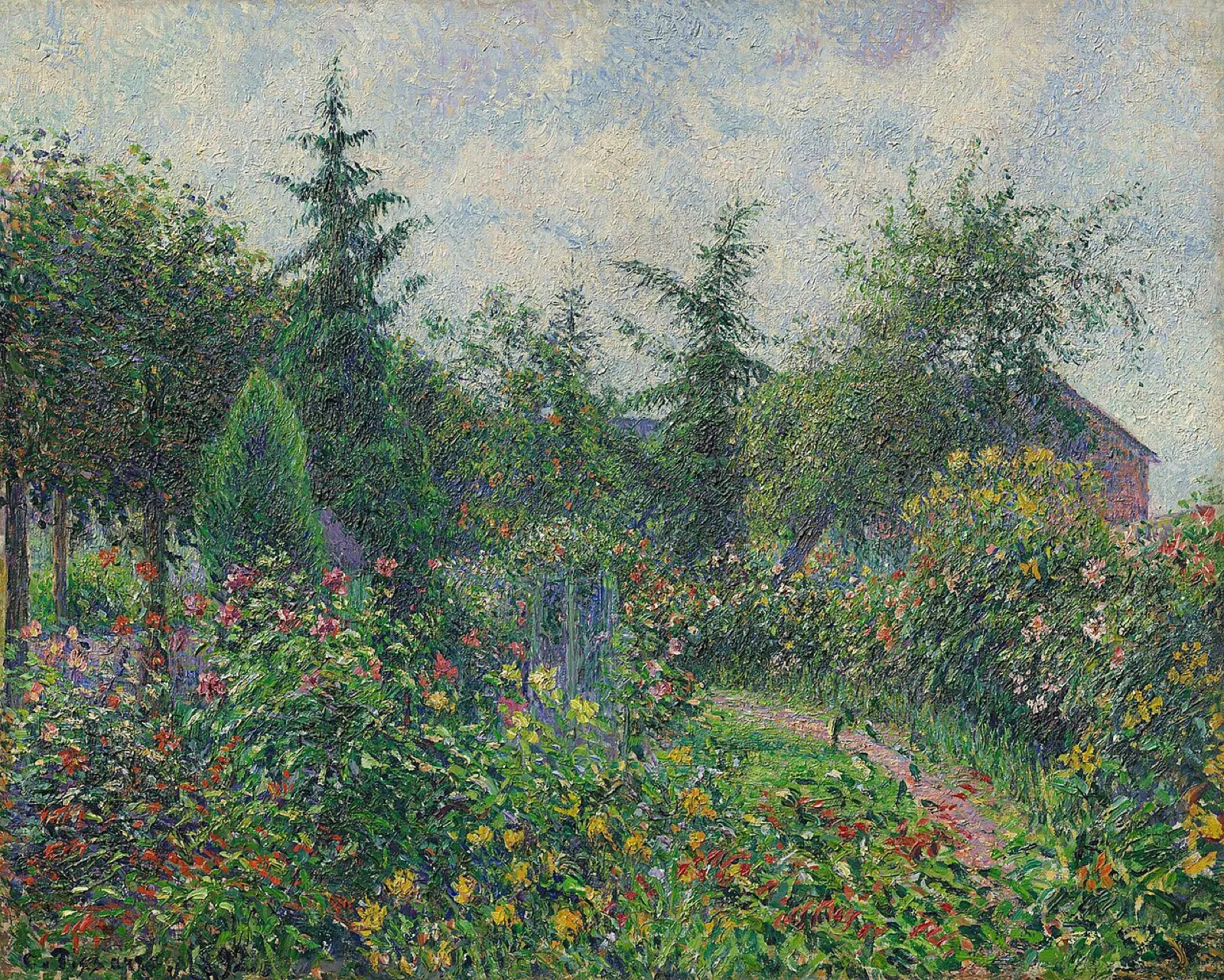 Garden and Henhouse at Octave Mirbeau's, Les Damps