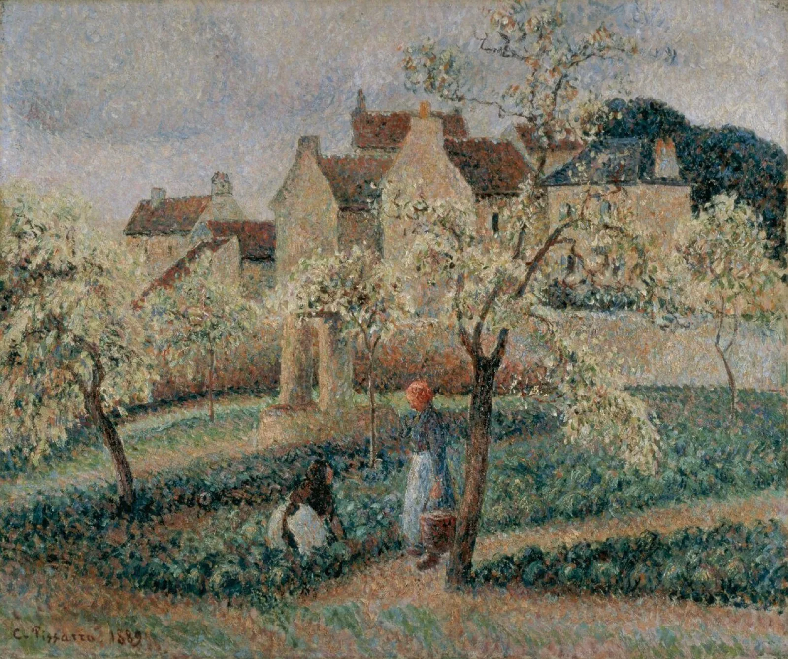 Pruniers en fleurs, Pontoise