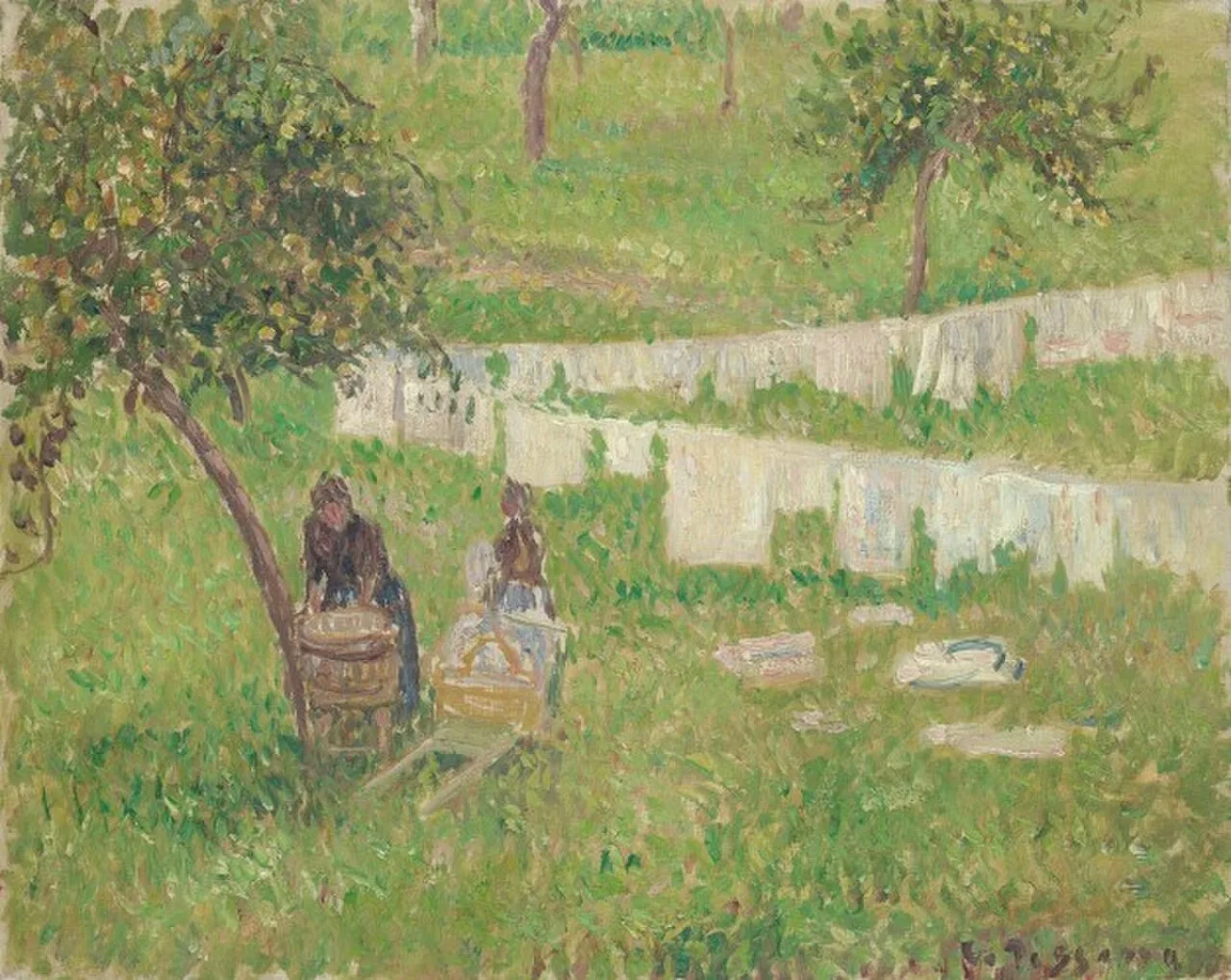 La lessive à Éragny