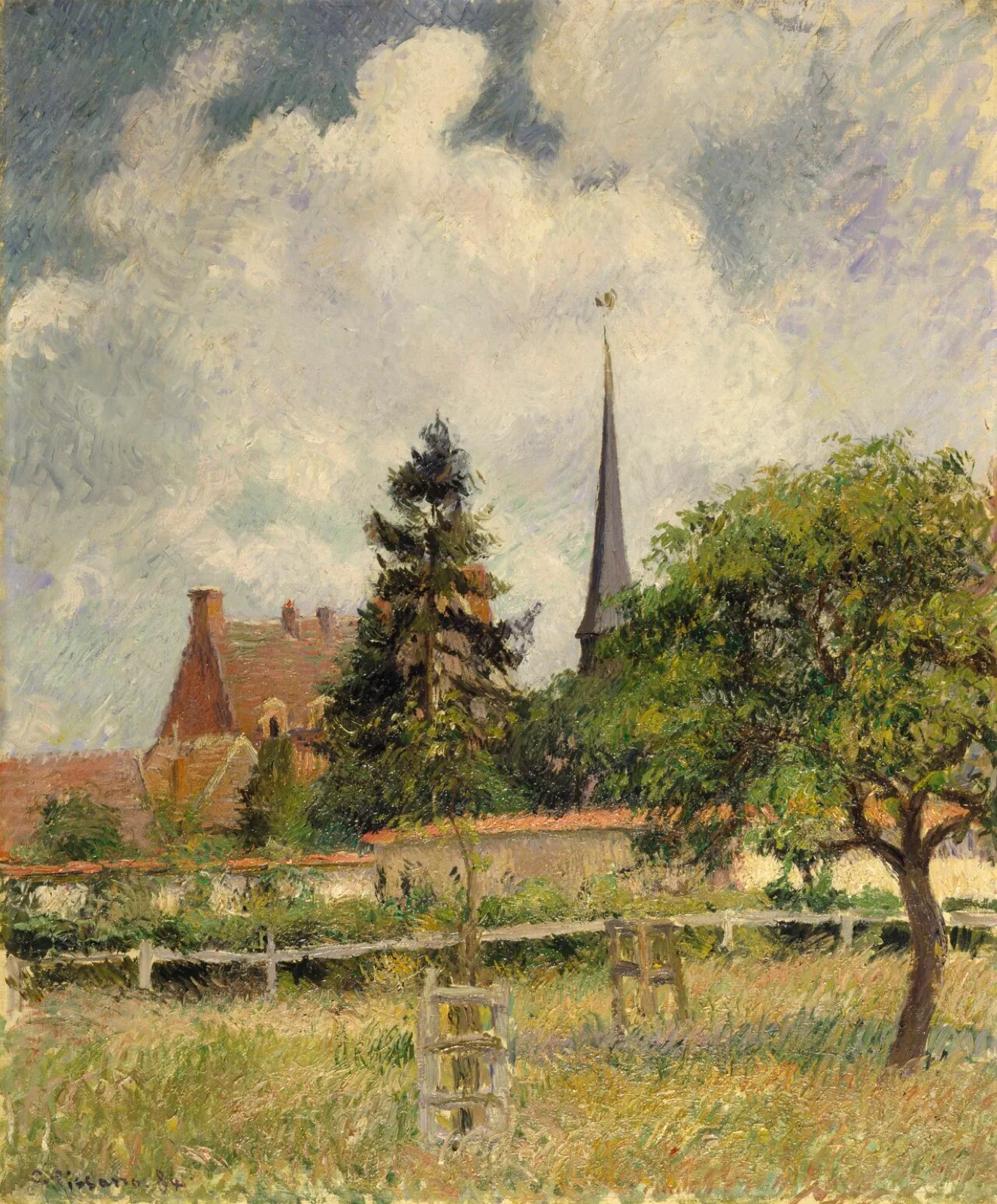 The Church at Eragny (No. 1)