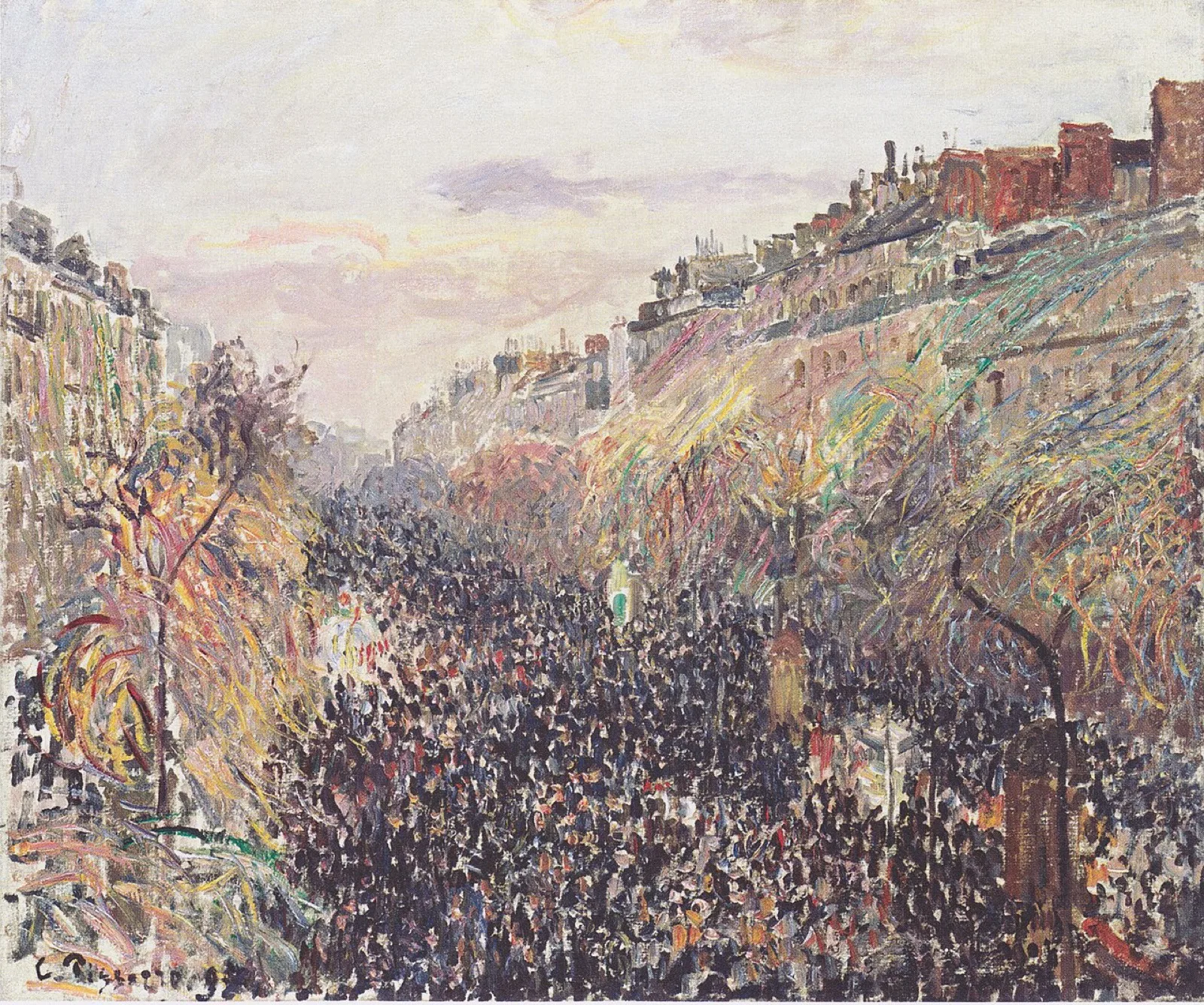 Mardi Gras, Sunset, Boulevard Montmartre
