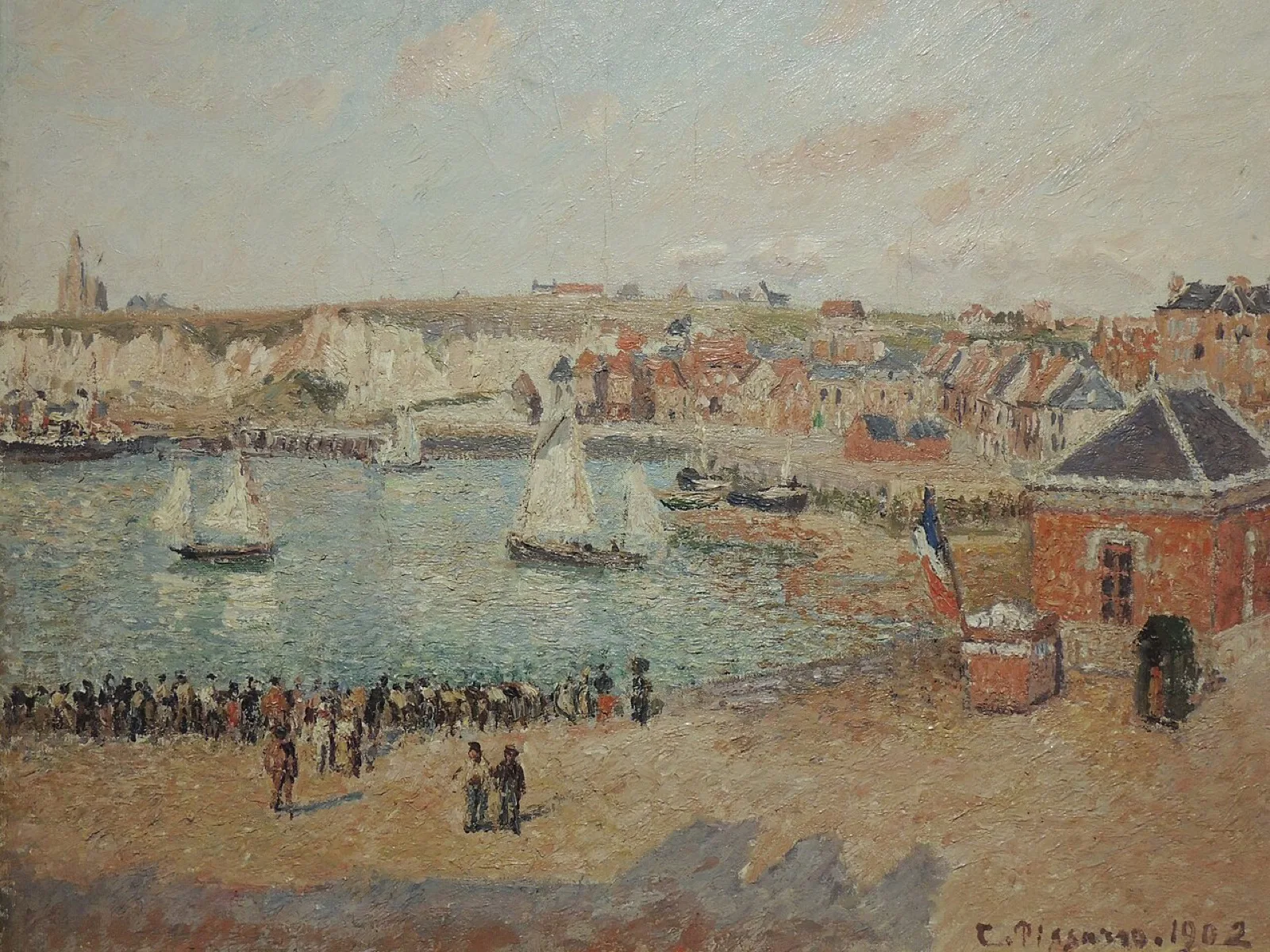 View from the Harbour in Dieppe