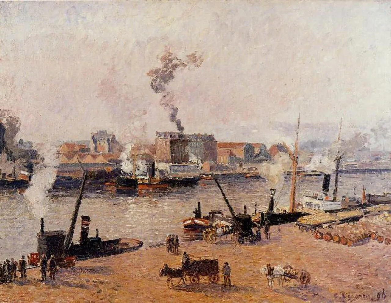 Foggy morning, Rouen