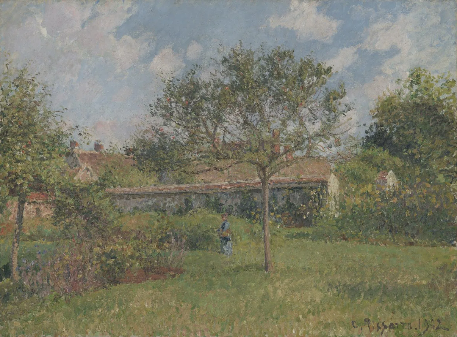 A Corner of the Meadow at Eragny