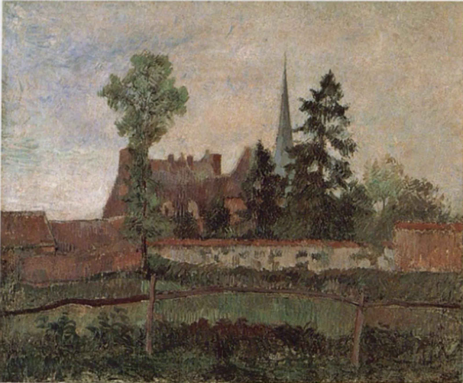 The Church and the Farm at Eragny