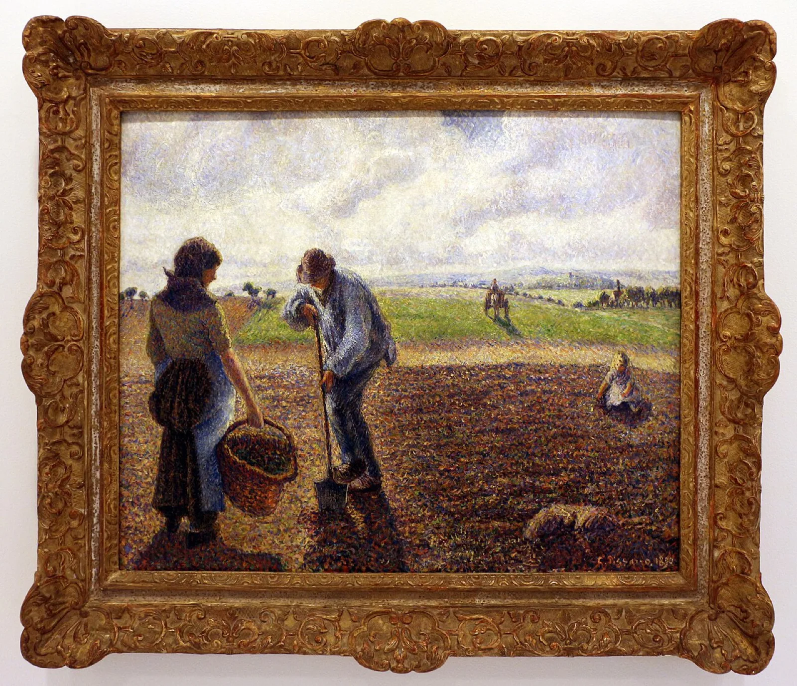 Peasants in the Fields, Éragny