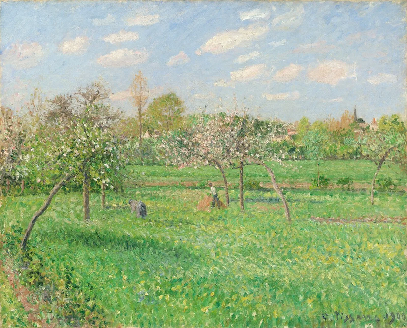 Spring, Morning, Cloudy, Éragny