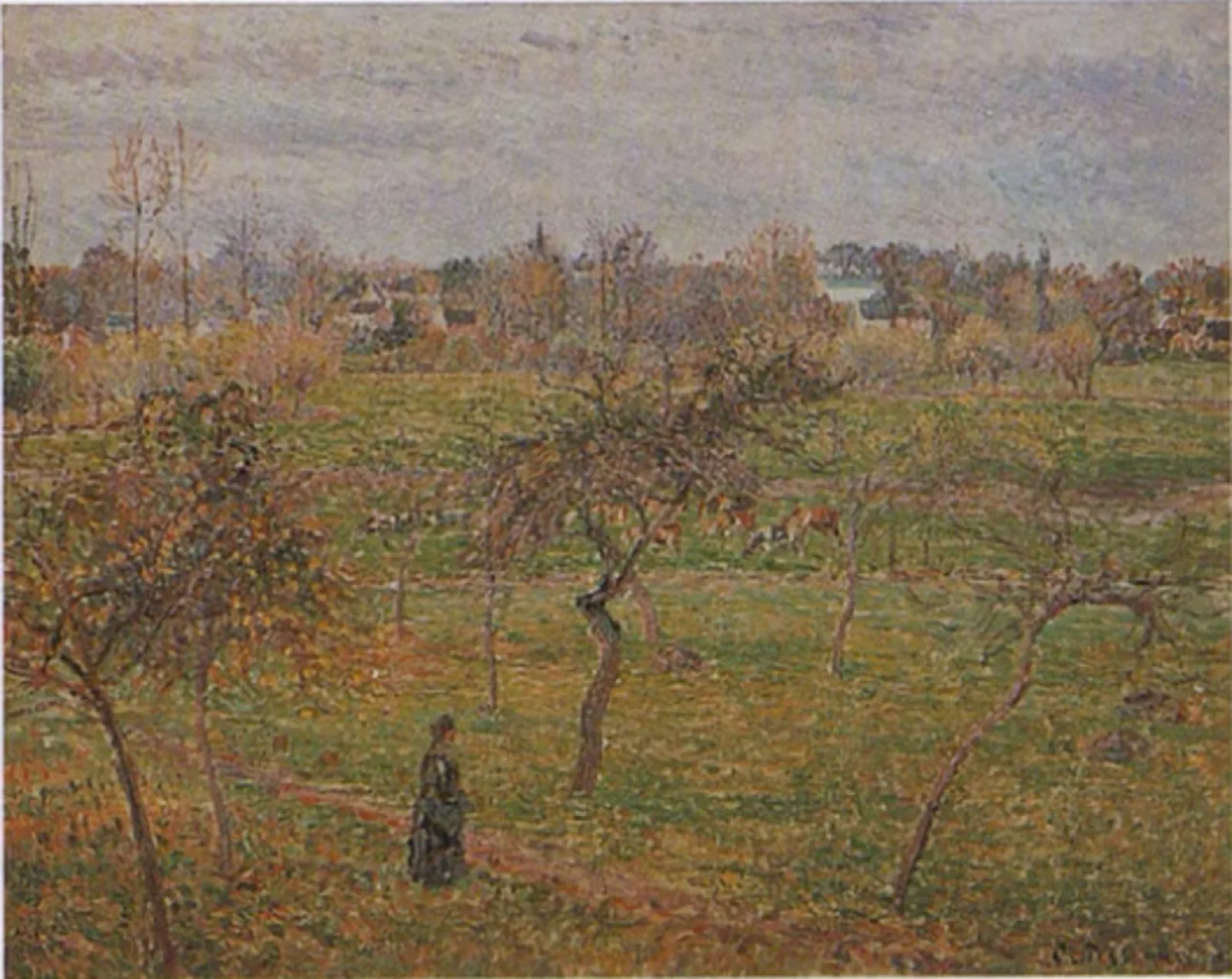 Apple Trees in a Meadow at Eragny