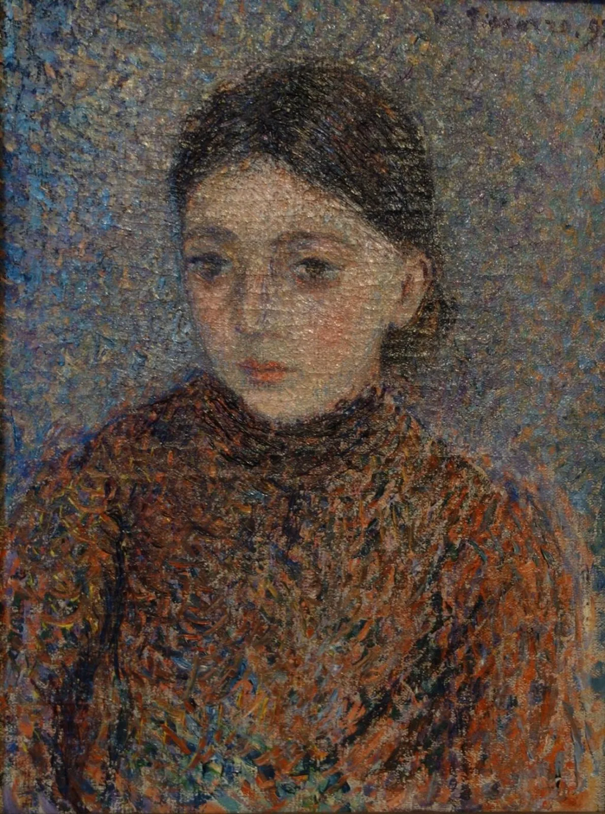 Jeanne Pissarro, dite Cocotte, en buste
