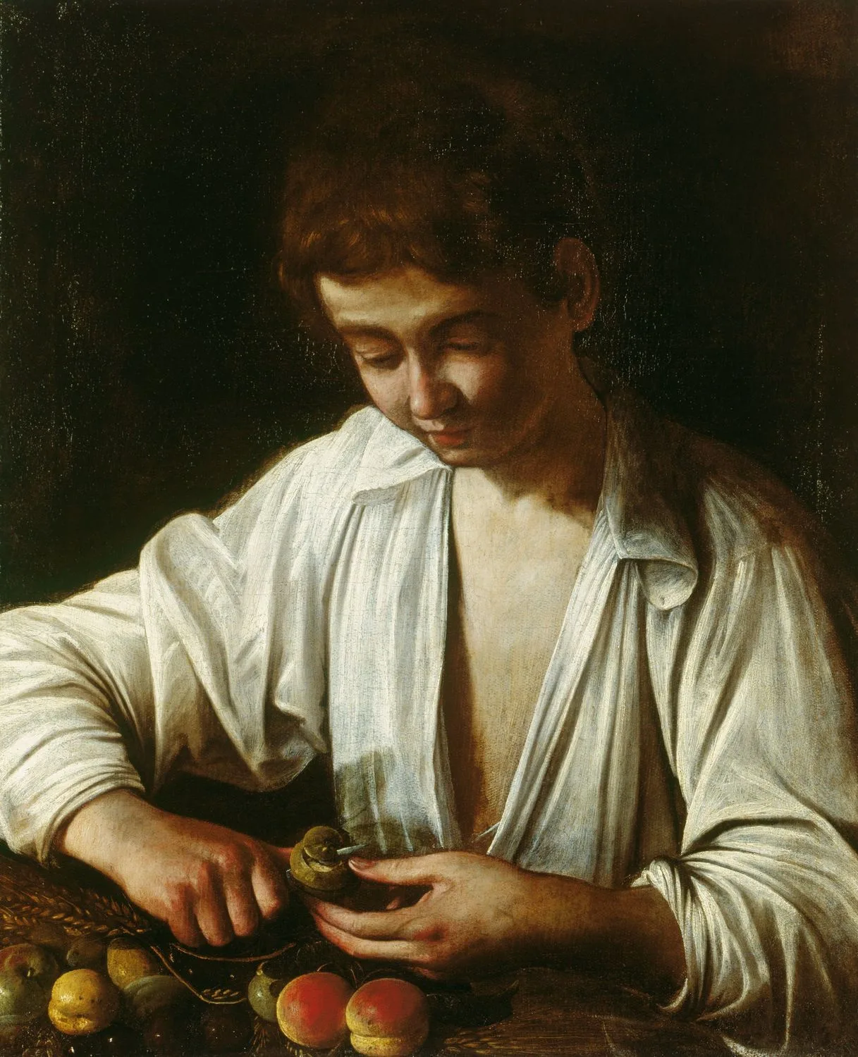 Boy Peeling Fruit (Hampton Court Palace)