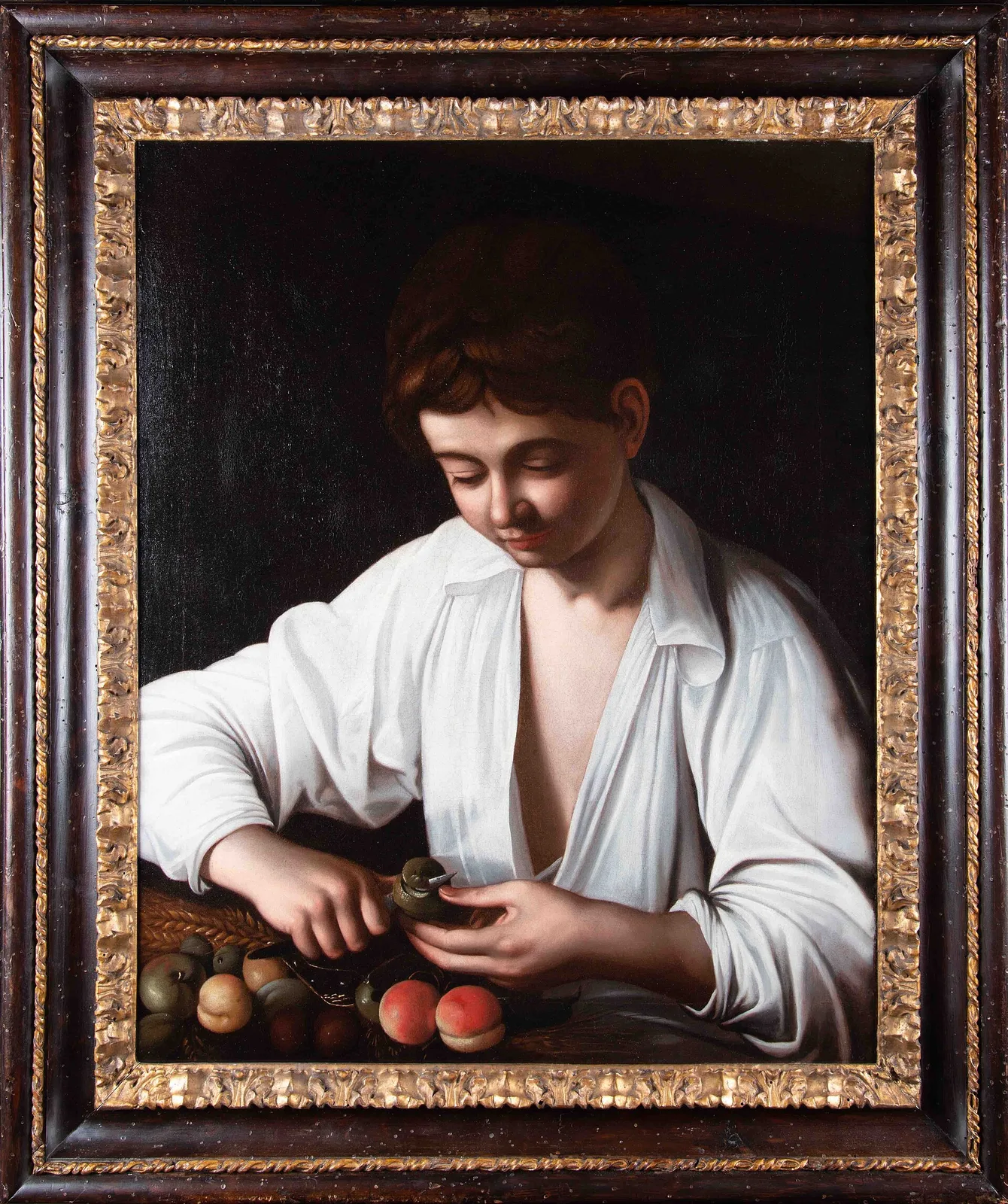 Boy Peeling Fruit (Switzerland)