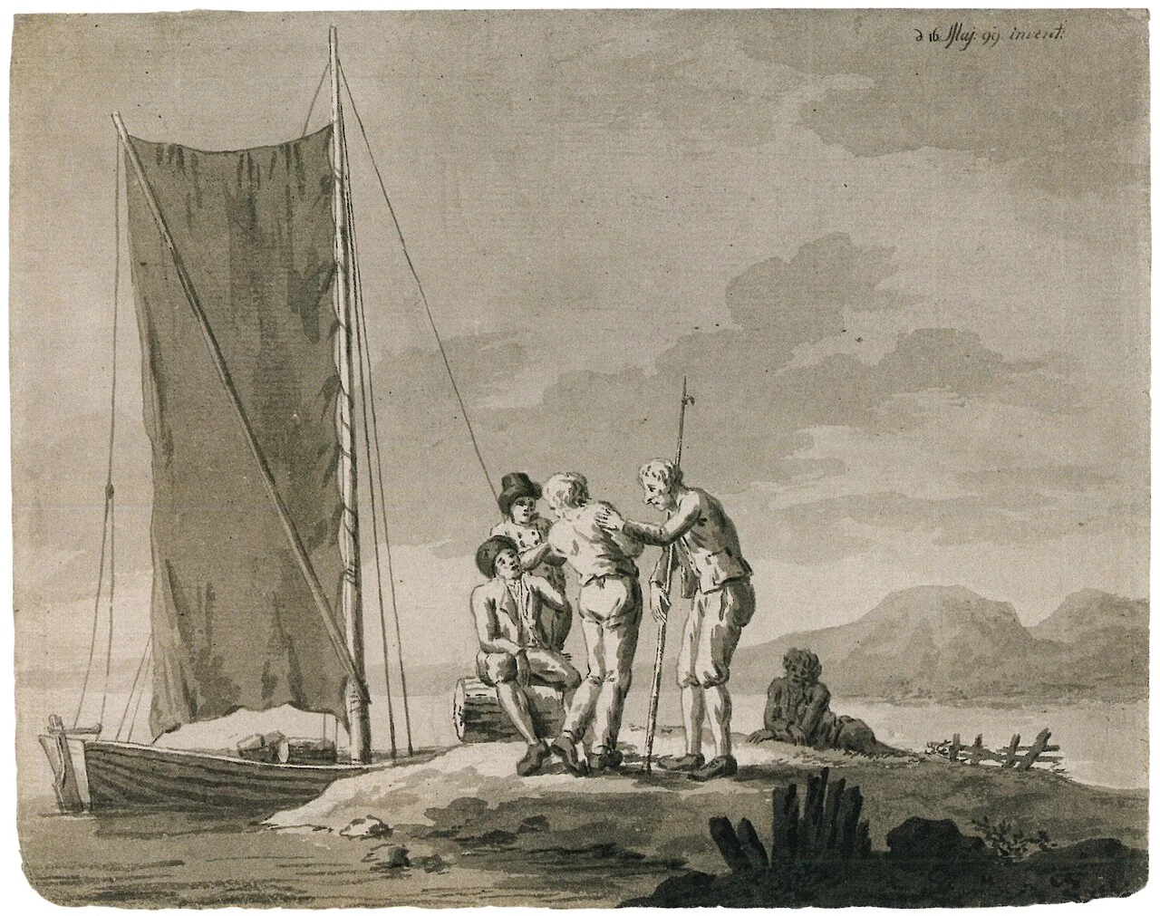 Farewell at the beach