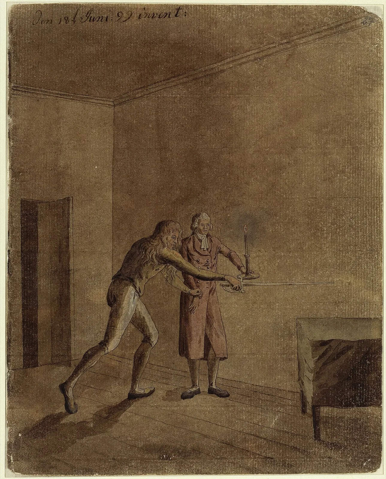 Franz und Daniel aus Schillers "Die Räuber"