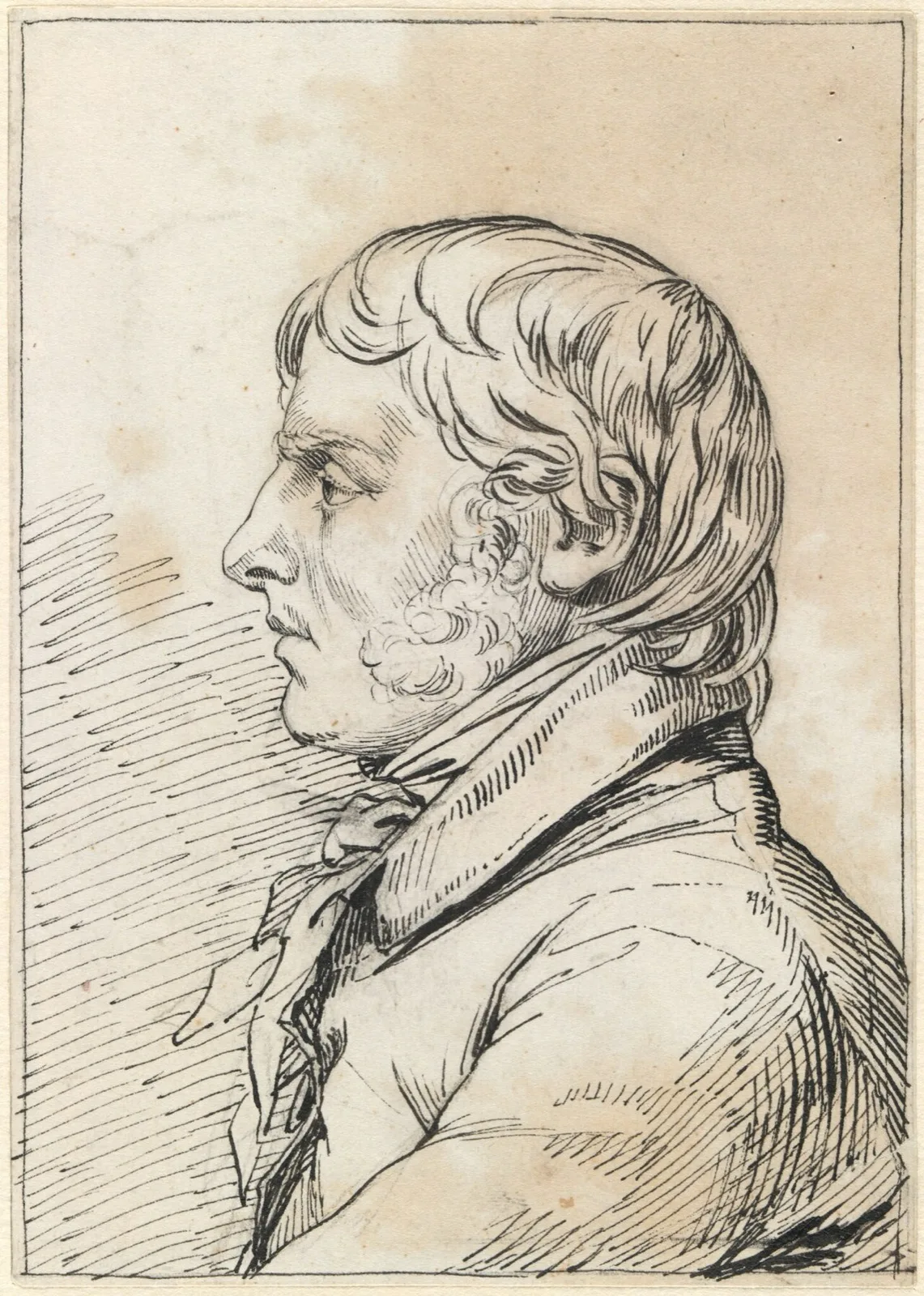 Self-portrait by Caspar David Friedrich
