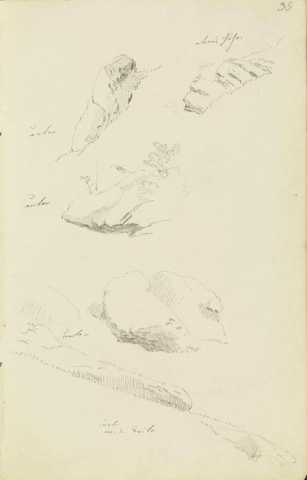 Felsstudien (No. 1)