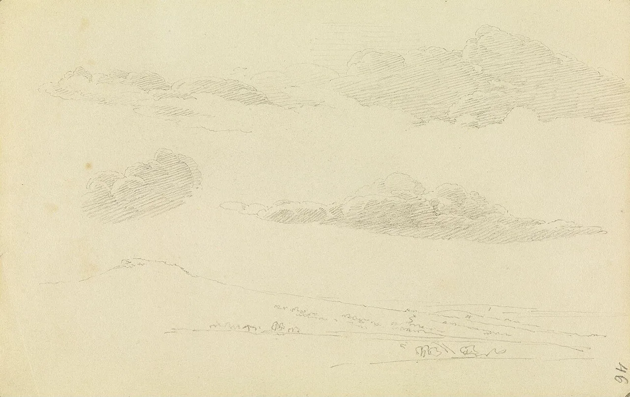 Wolkenstudie über Elbtal
