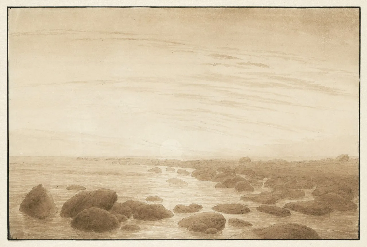 Moonrise at the Sea