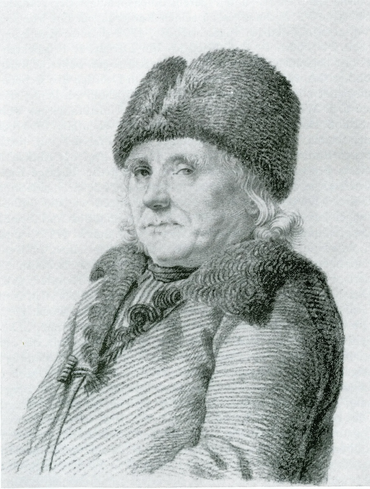 Portrait of Adolf Gottlieb Friedrich, father of Caspar David Friedrich