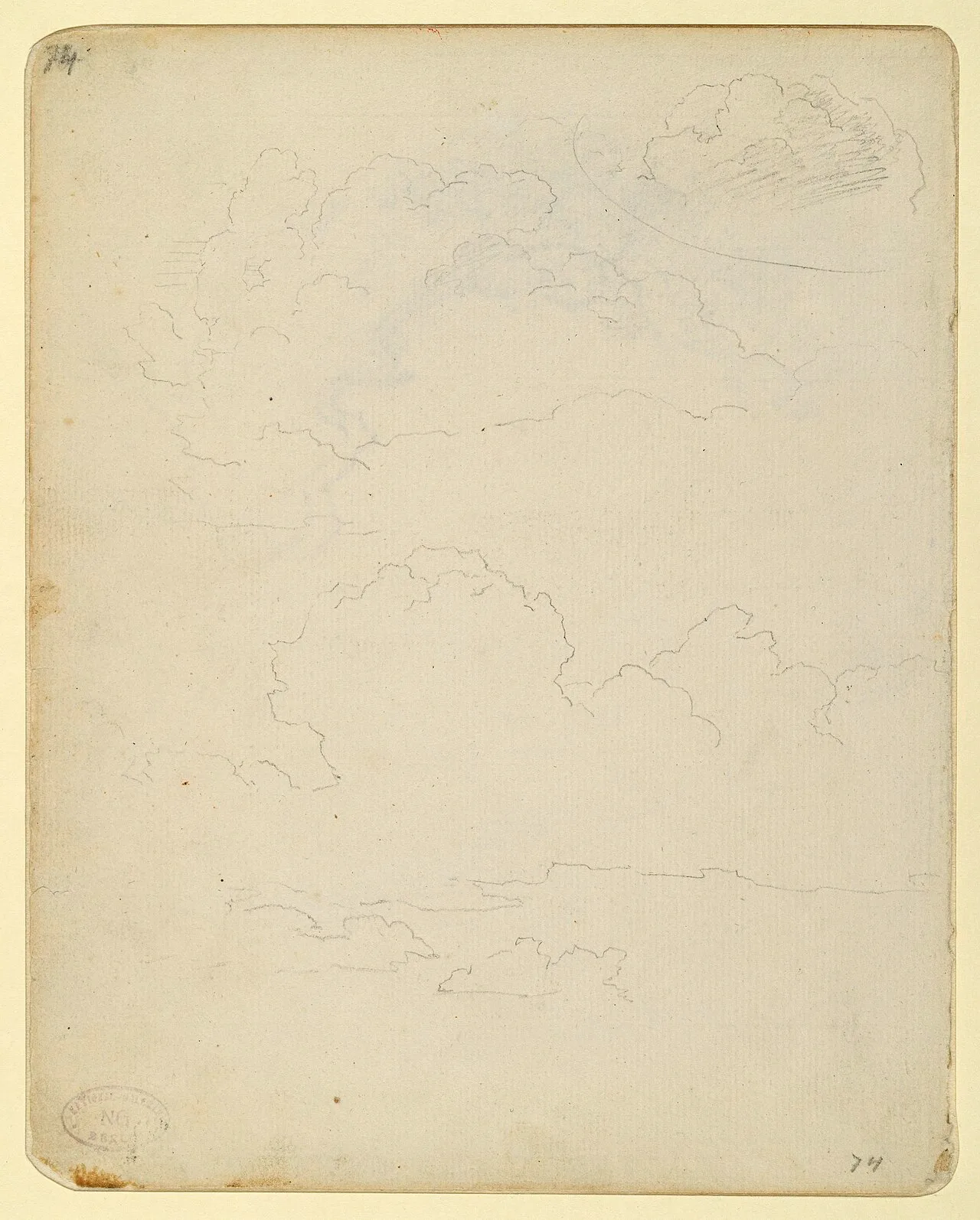 Wolkenstudie (No. 1)