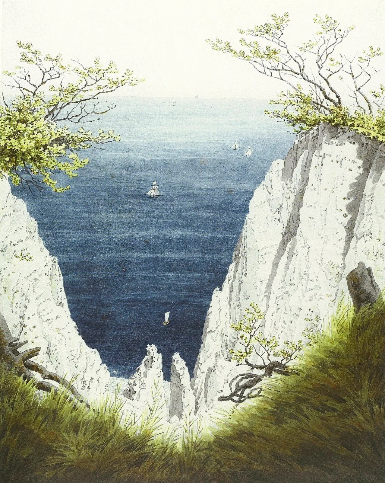 Chalk Cliffs at Ruegen (No. 2)