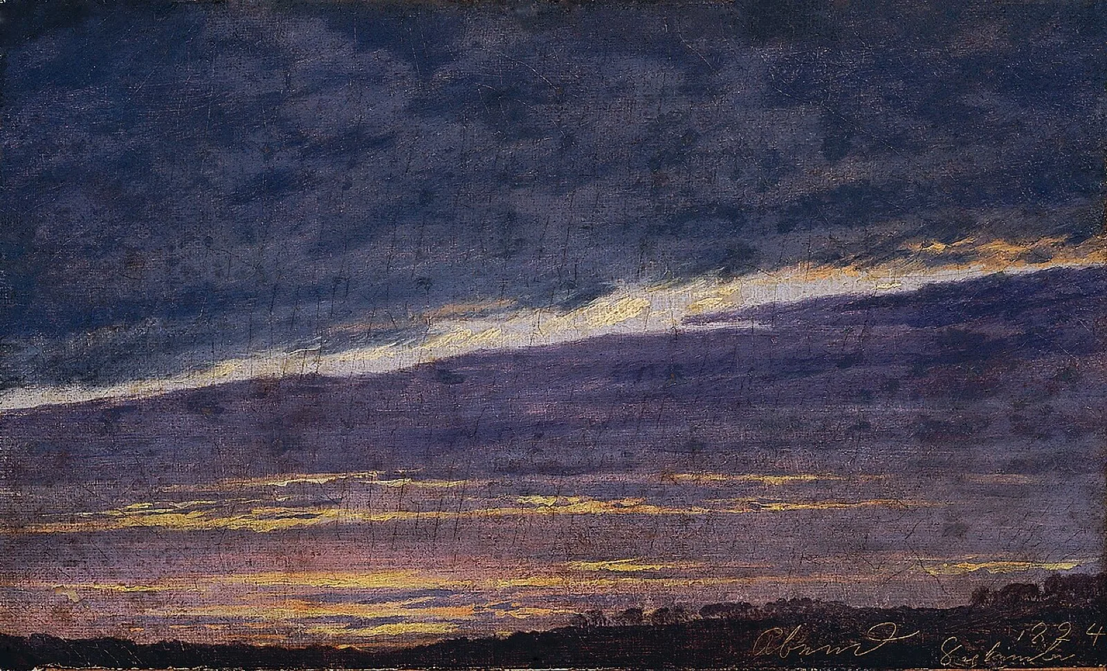 Nightly cloudy sky / Evening