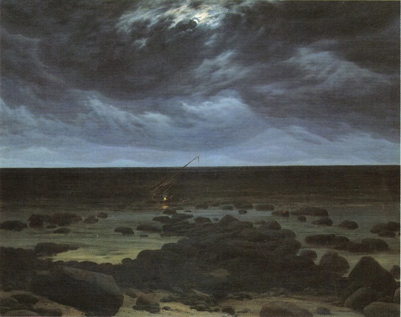 Seashore by Moonlight (No. 1)