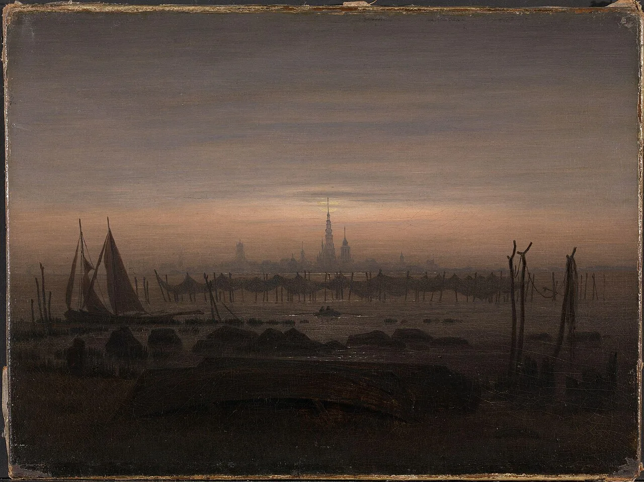 Greifswald in moonlight