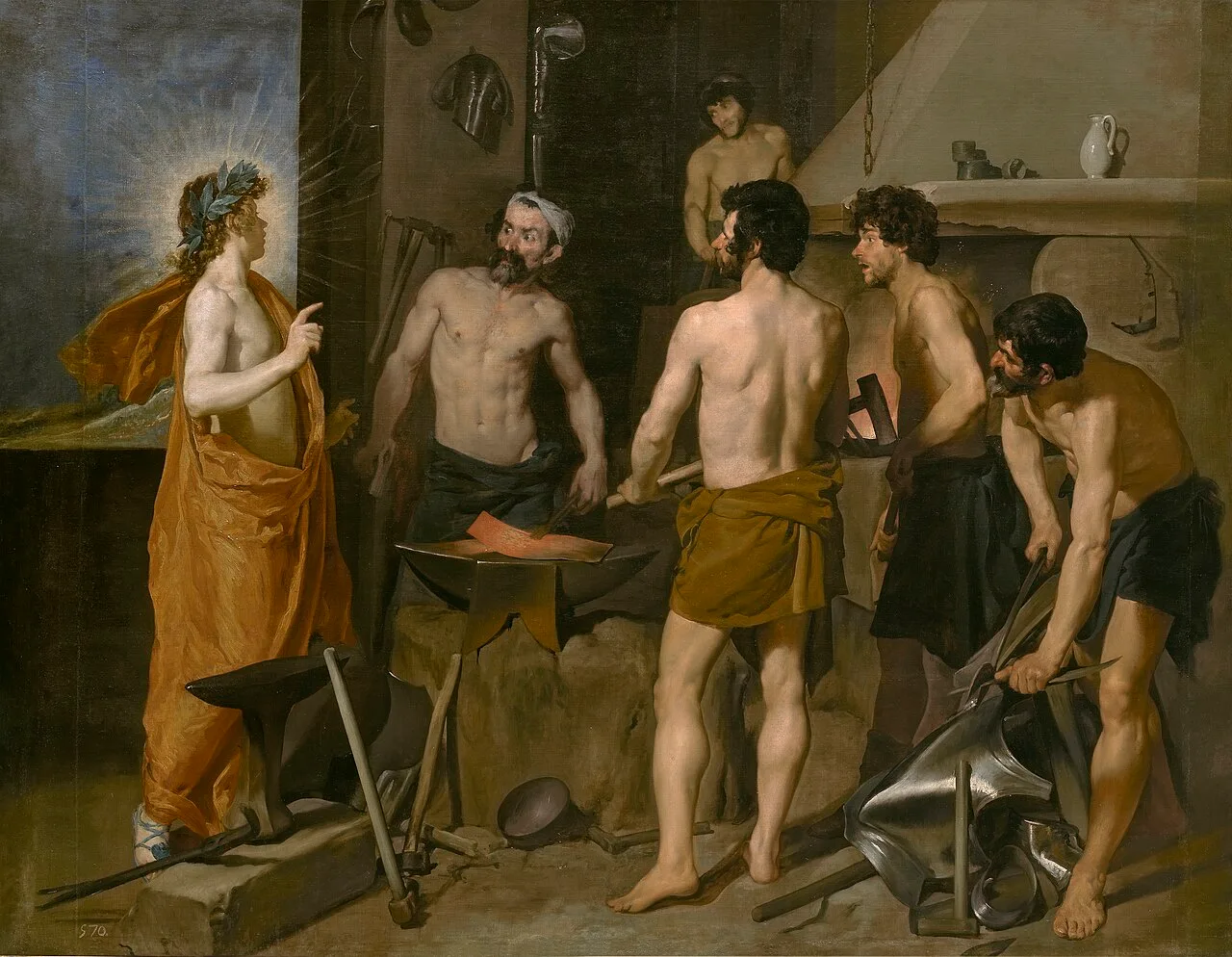 Apollo in the Forge of Vulcan