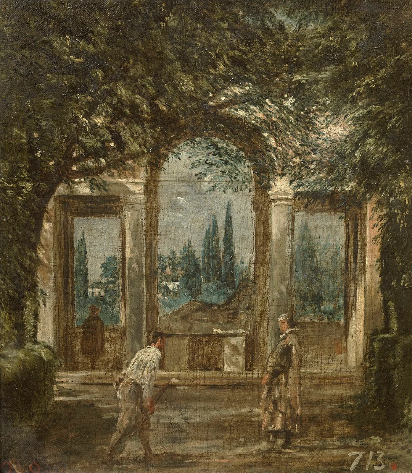 View of the Garden of the Villa Medici (No. 1)