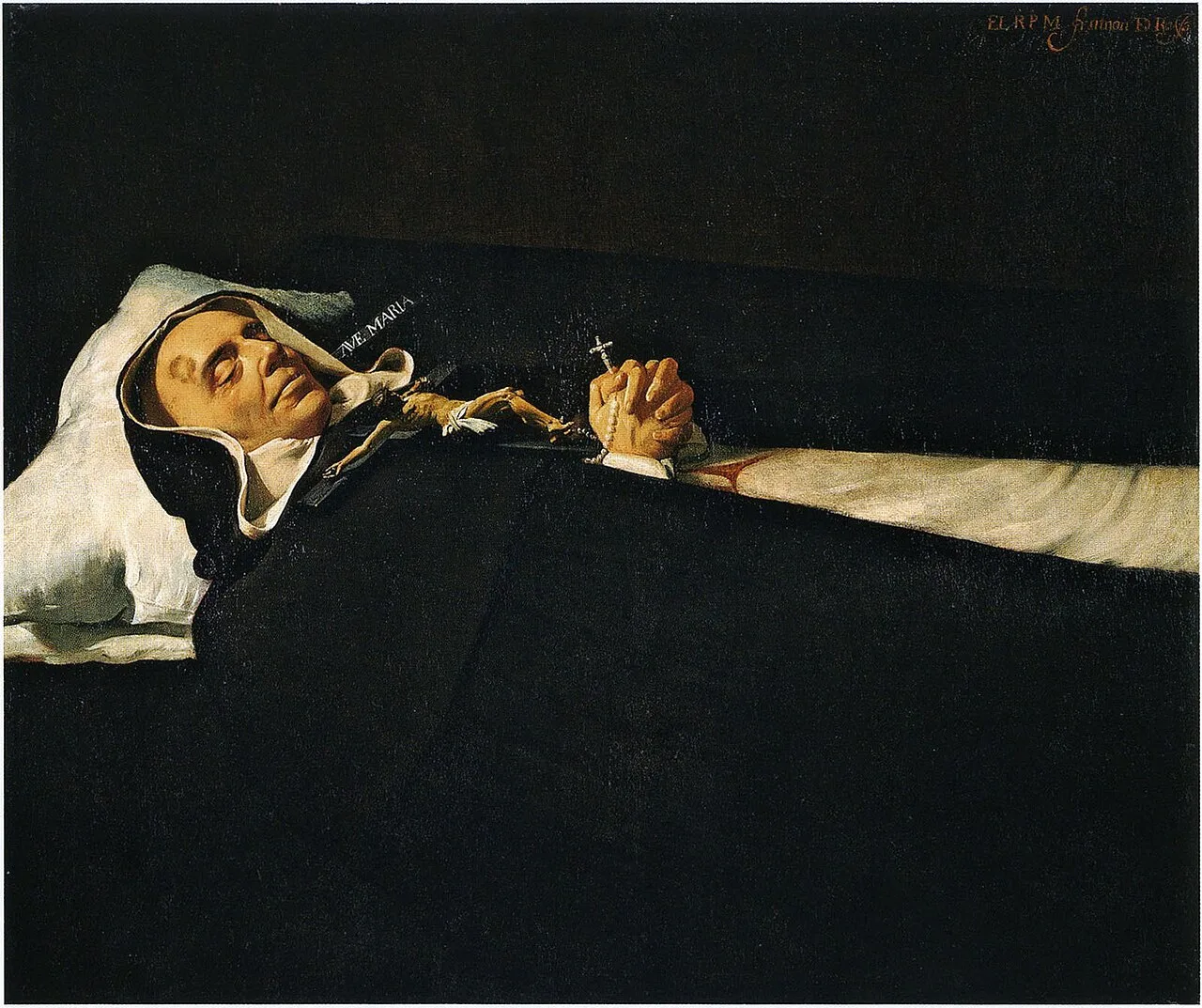 Portrait of Saint Simon of Rojas dead