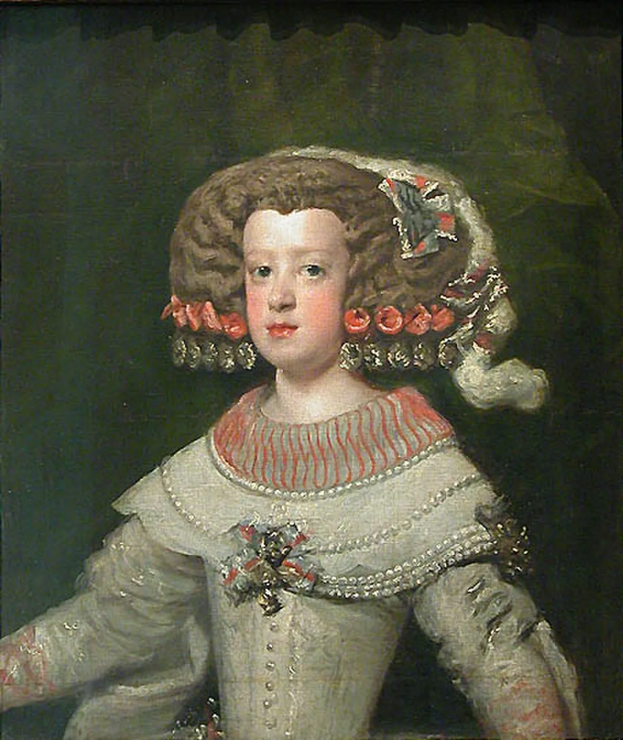 The infanta Maria Theresa aged 14