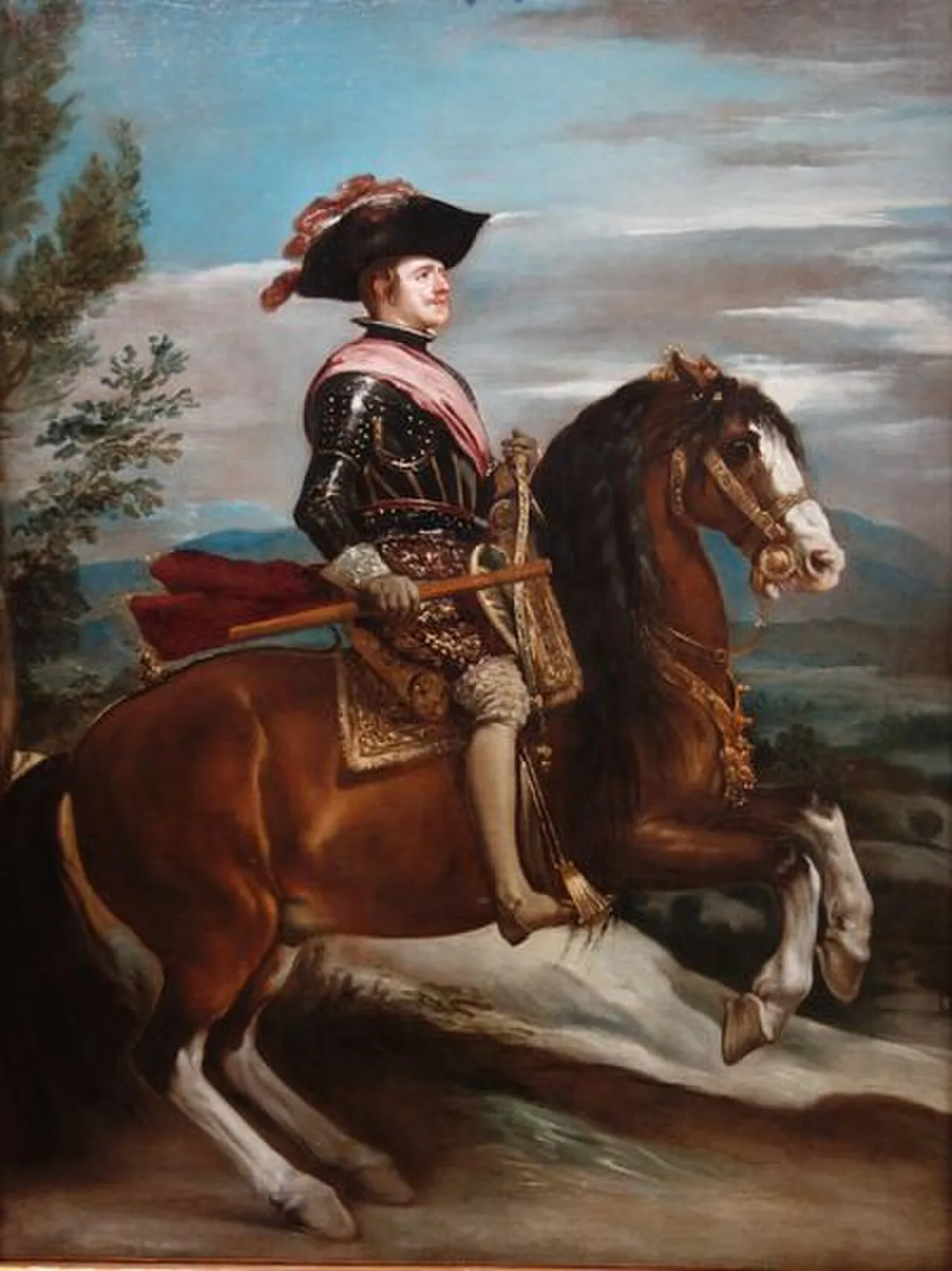 Portrait of Philip IV of Spain on Horseback