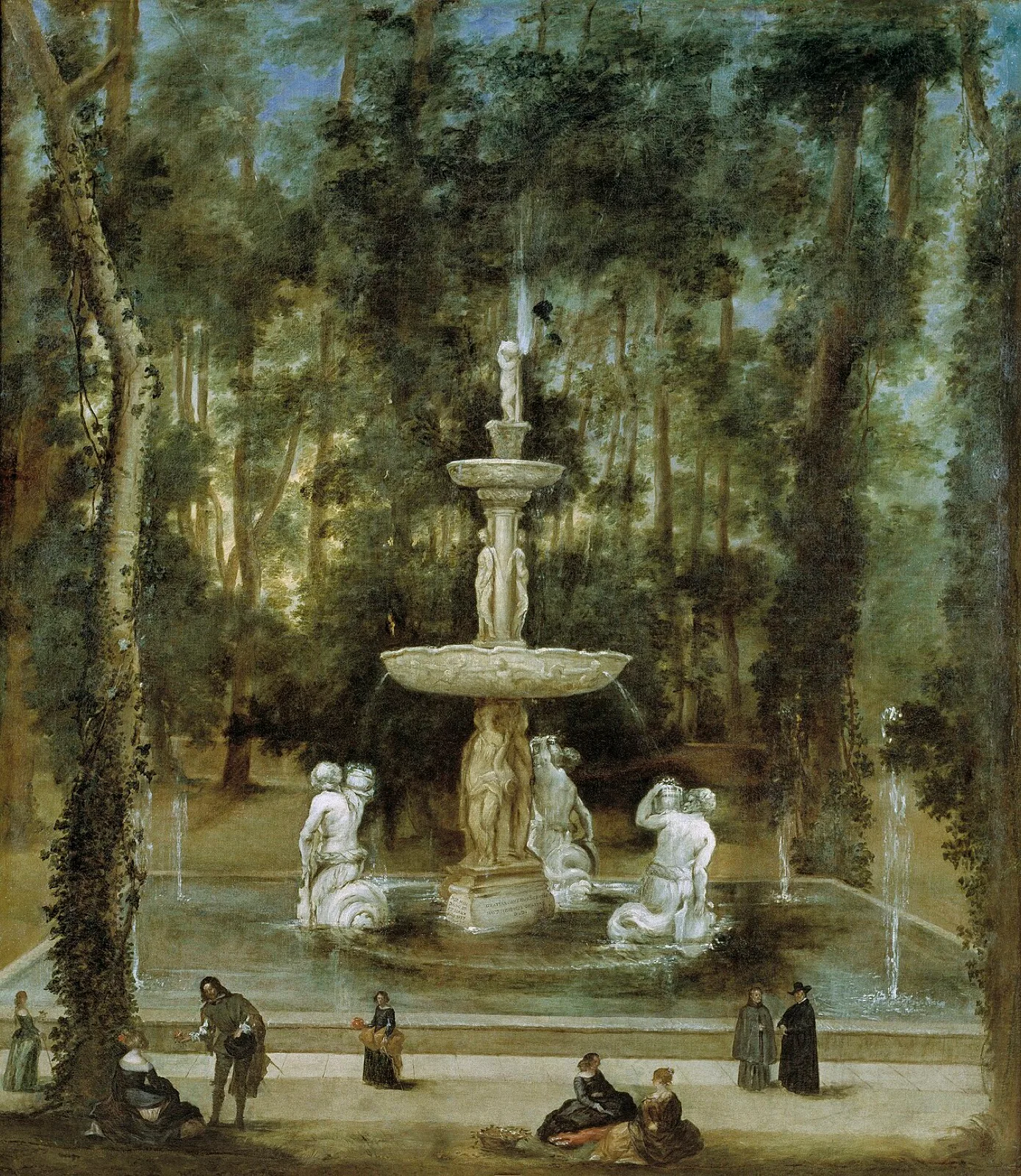The Fountain of the Tritons in the Island Garden, Aranjuez