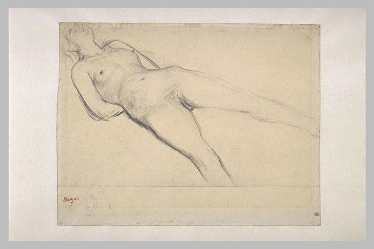 Femme nue, étendue sur le dos (No. 1)