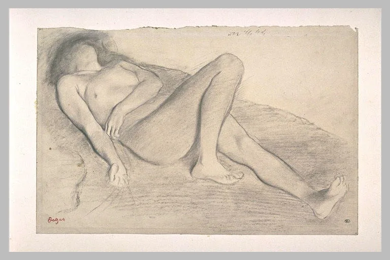 Femme nue, étendue sur le dos (No. 4)
