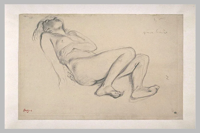 Femme nue, étendue sur le dos (No. 5)
