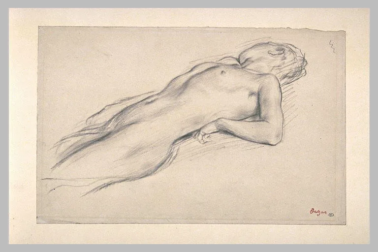 Femme nue, étendue sur le dos (No. 6)