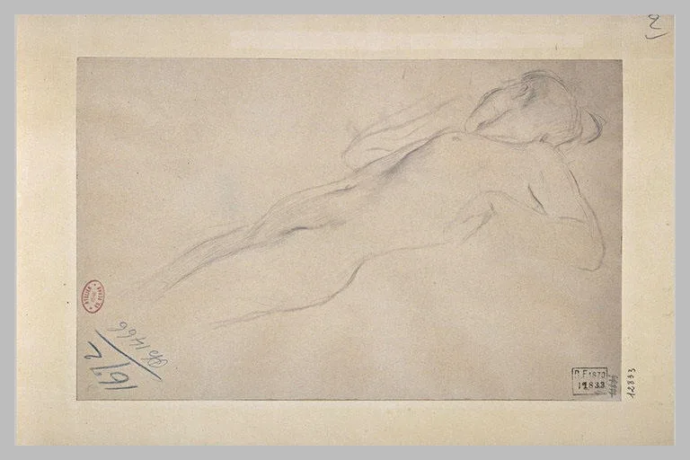 Femme nue, étendue sur le dos (No. 7)