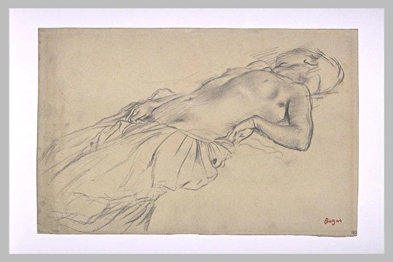 Femme nue, étendue sur le dos (No. 8)
