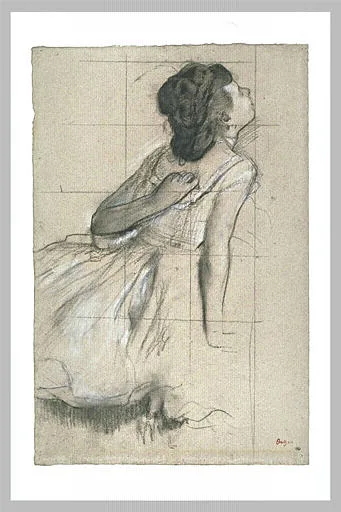 Danseuse se grattant le dos