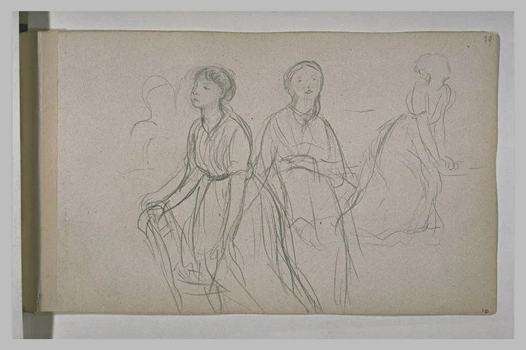 Etudes de figures féminines (No. 2)
