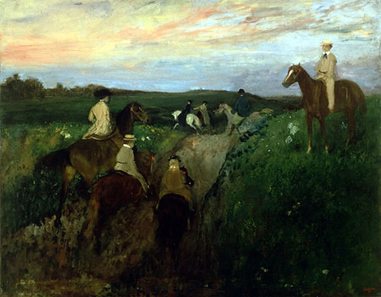 The Promenade on Horseback