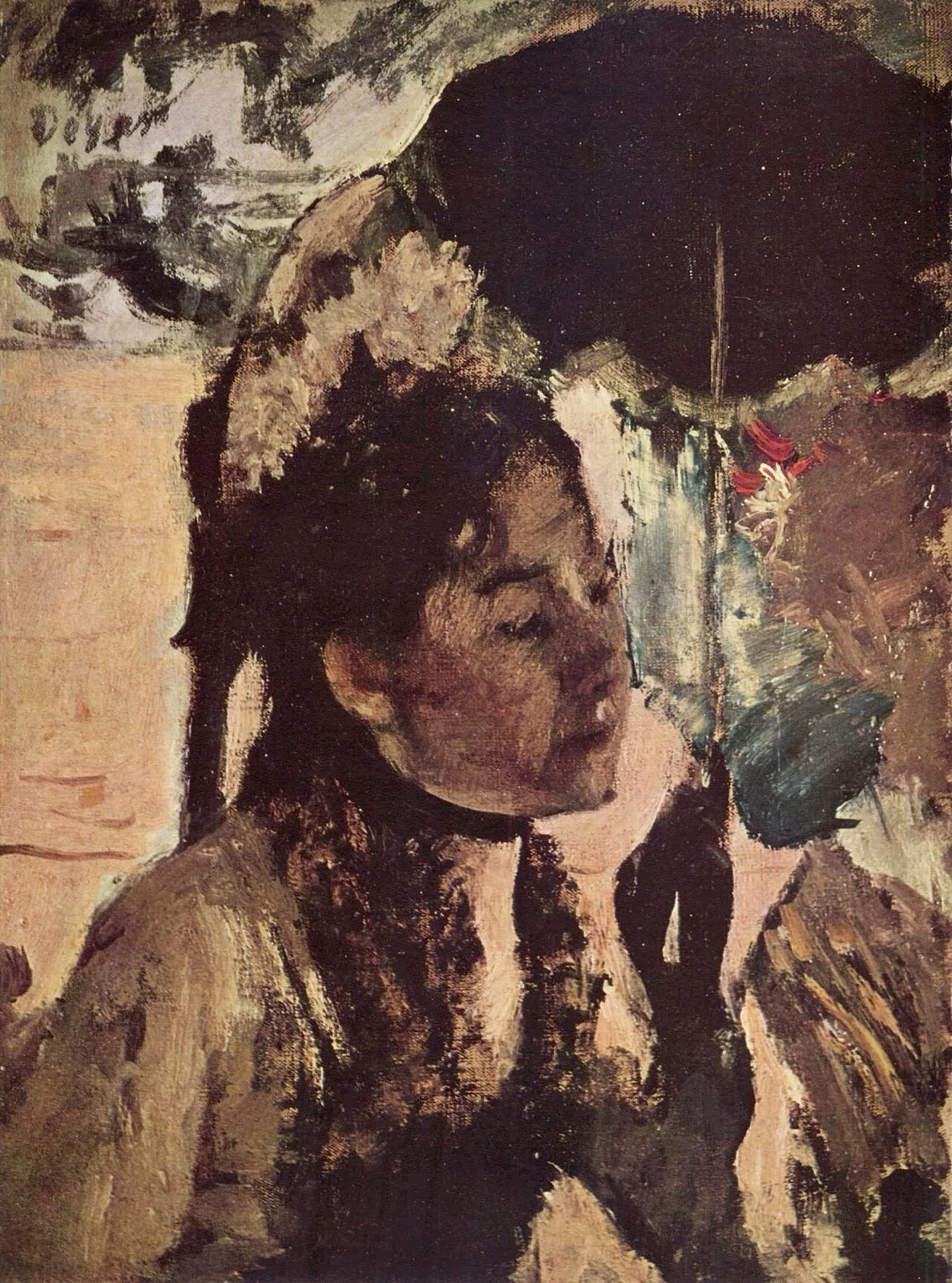 In the Tuileries, Woman with a Parasol