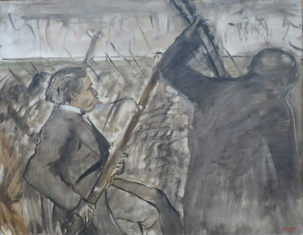 Musicians in the Orchestra (Portrait of Desire Dihau)