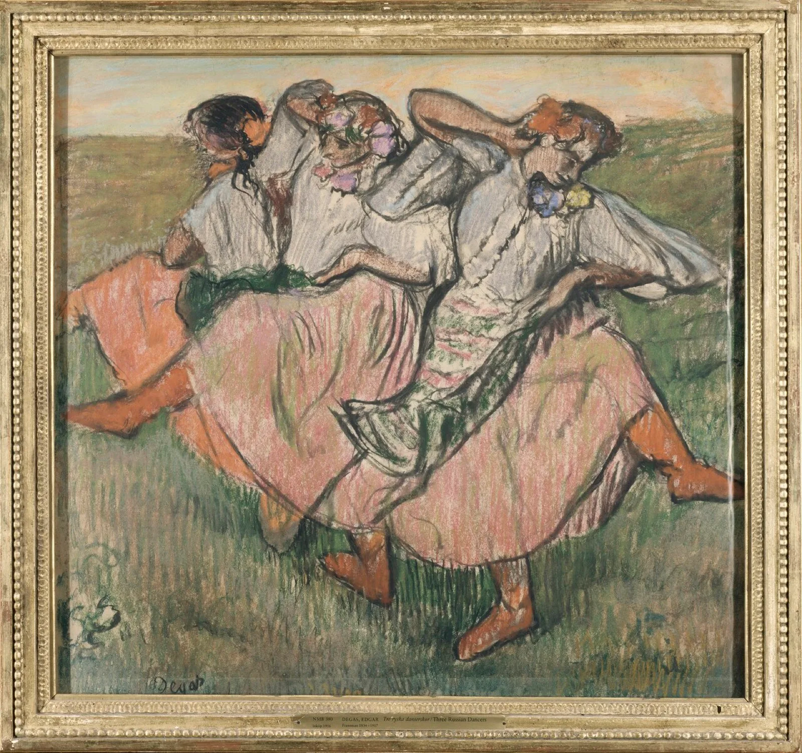 Three Russian dancers