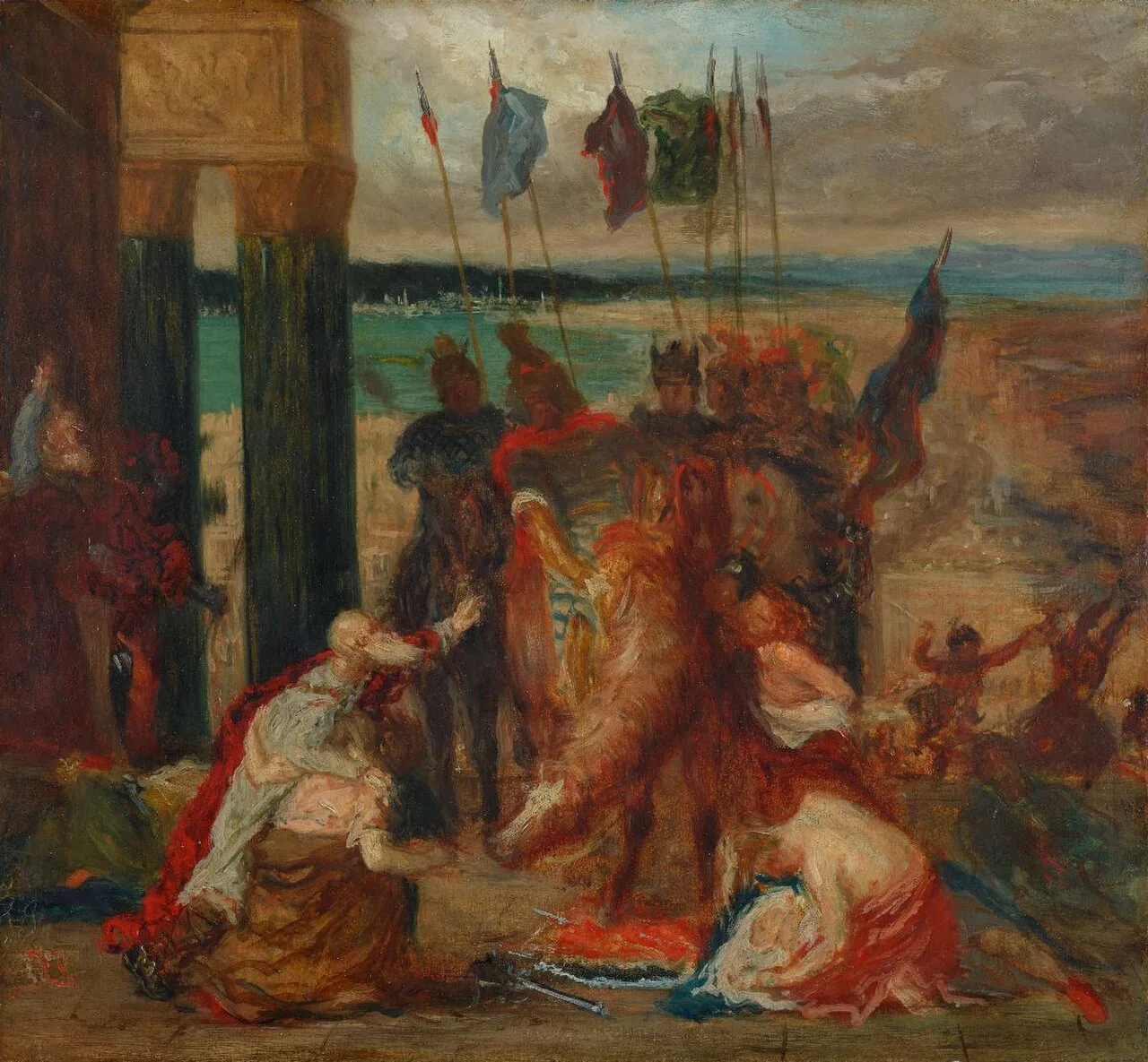 L'Entrée des croisés à Constantinople
