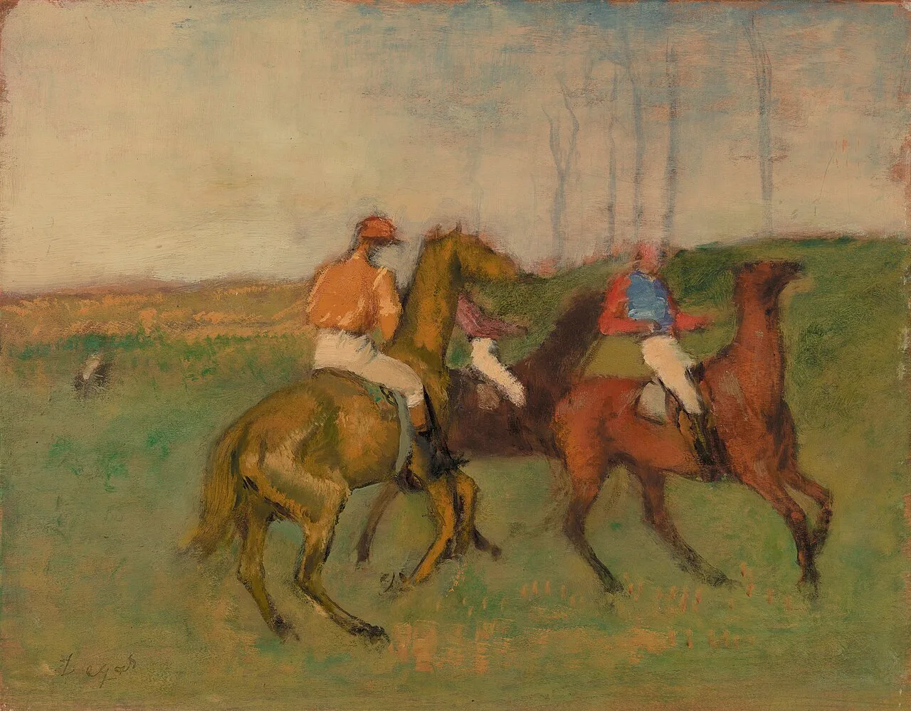 Jockeys and Race Horses